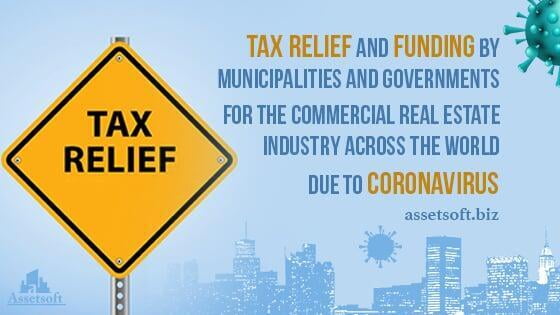 Tax Relief and Funding By Municipalities and Governments for the Commercial Real Estate Industry